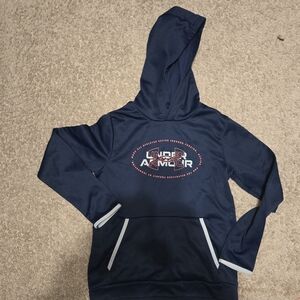 Under Armour Navy Blue Kids Hoodie Medium